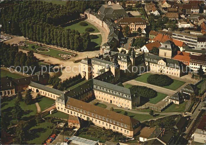 Schwetzingen Fliegeraufnahme Schloss mit Schlossgarten