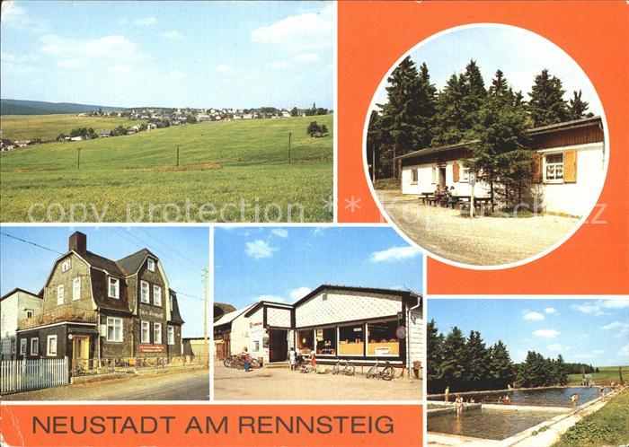 Neustadt Rennsteig Waldbaude Dreiherrenstein Erholungsheim Freibad