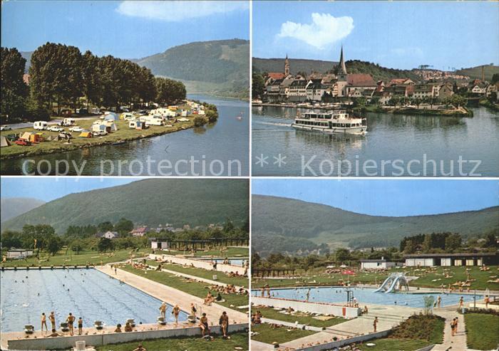 Neckargemuend mit Camping Freibad