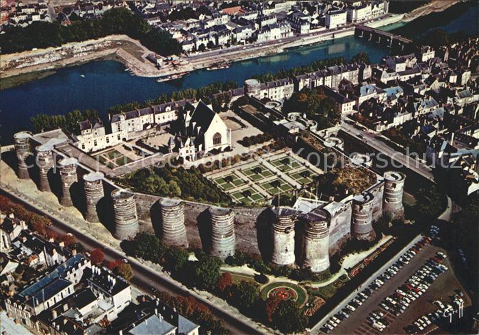 Angers Fliegeraufnahme Chateau