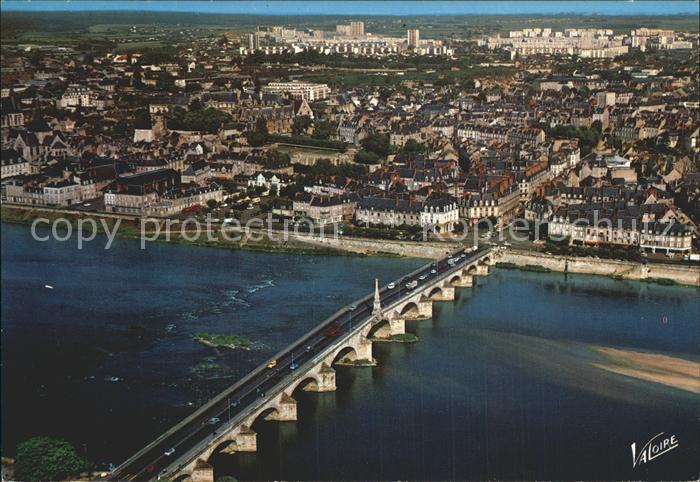 Blois 41 Fliegeraufnahme Loirebrücke