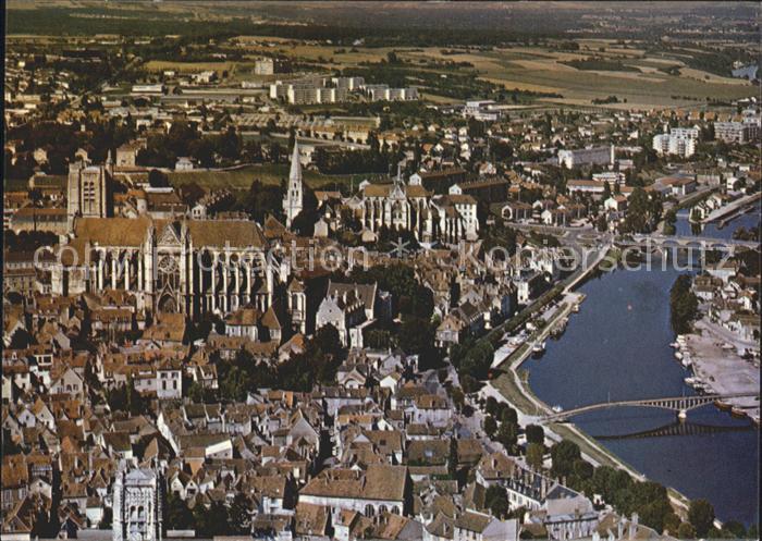 Auxerre Fliegeraufnahme