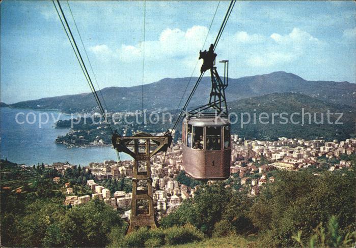 Rapallo Seilbahn der Monteallegro