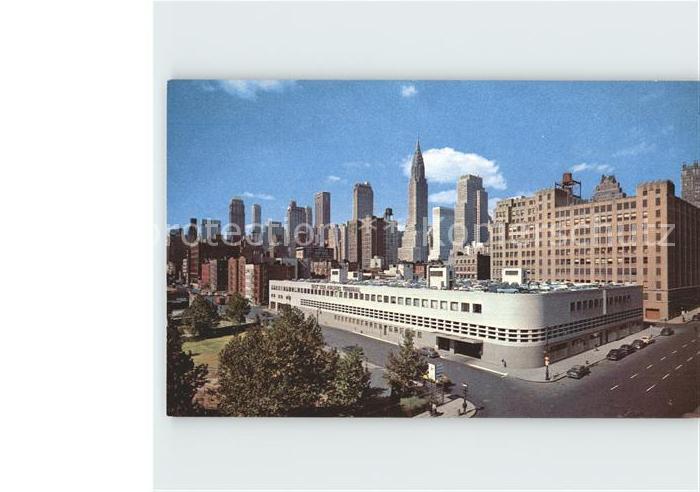 Manhattan New York Mid Manhattan skyline New East Side Airlines Terminal