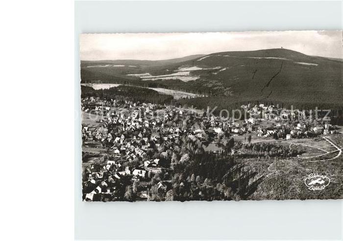 Braunlage Harz mit Wurmberg Fliegeraufnahme