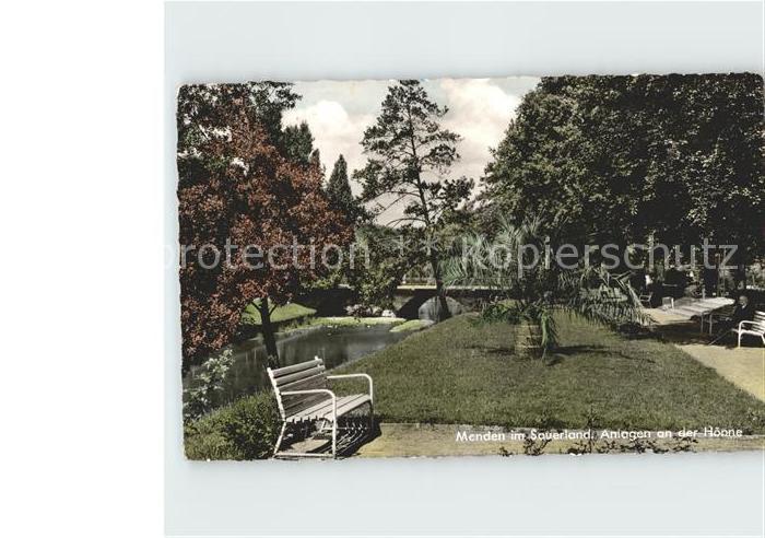 Menden Sauerland Anlagen an der Hoenne