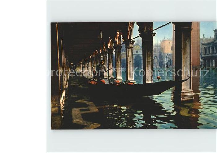 Venezia Venedig Piazza San Marco acqua alta