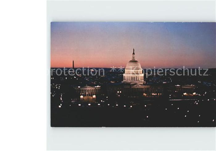 Washington DC Capitol at Night