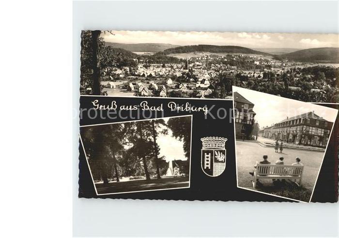 Bad Driburg Panorama Teilansichten