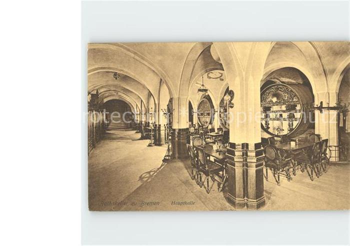 BREMEN CITY Rathskeller Haupthalle