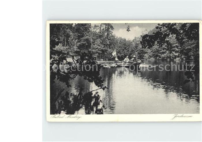 Misdroy Ostseebad Westpommern Bootspartie am Jordansee