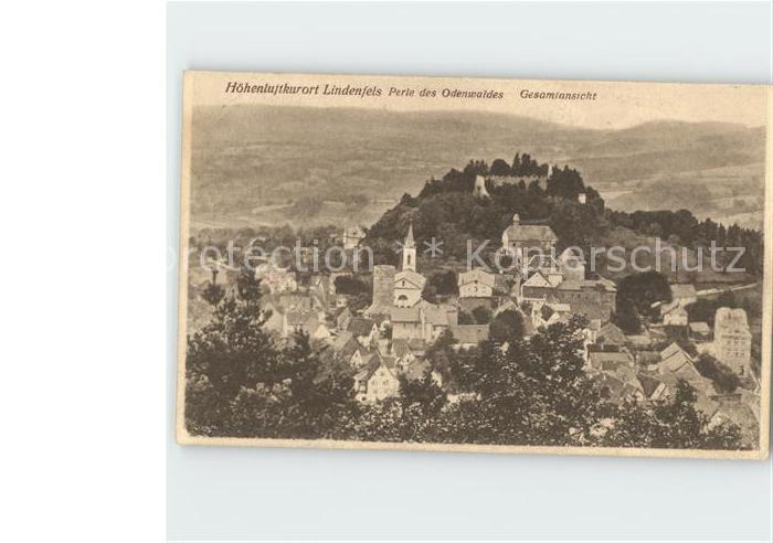 Lindenfels Odenwald Gesamtansicht