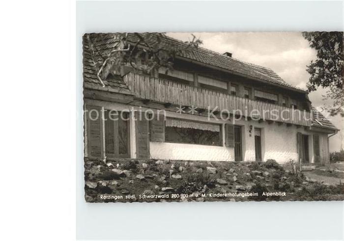 Rotzingen Kindererholungsheim Alpenblick