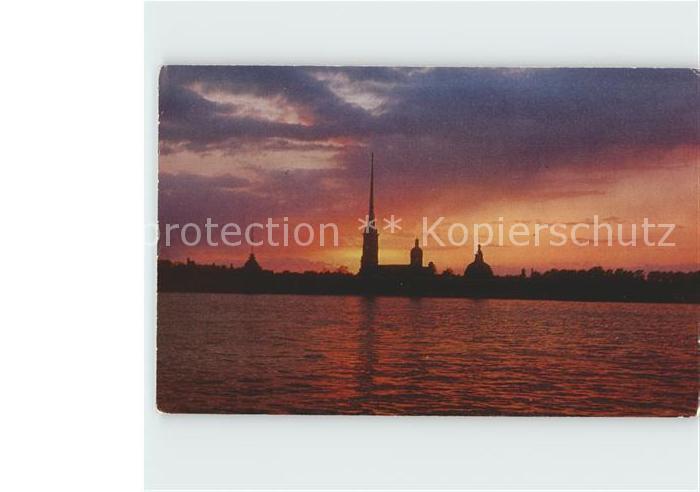 Leningrad St Petersburg White night View of the St Peter and Paul Fortress