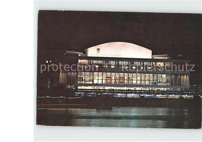 London Royal Festival Hall London exterior at night from the River