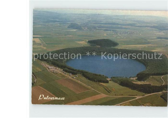 Gillenfeld Eifel Pulvermaar Fliegeraufnahme