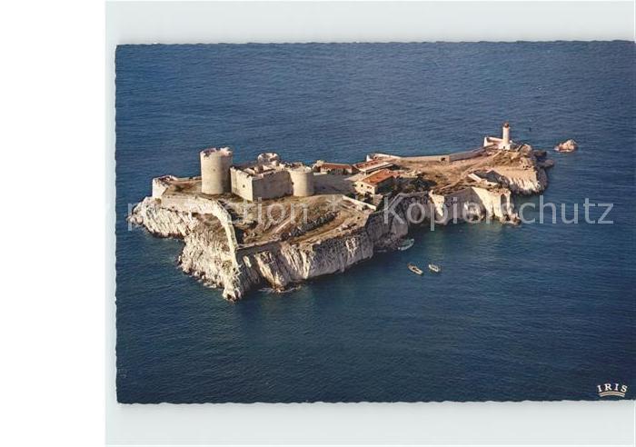 Marseille Bouches-du-Rhone Vue aerienne du Chateau d If