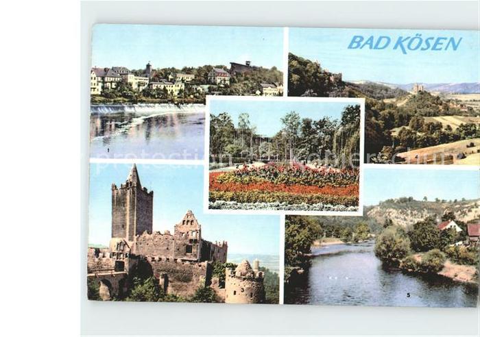 Bad Koesen Saalewehr Gradierwerk Rudelsburg Saaleck Saalepartie