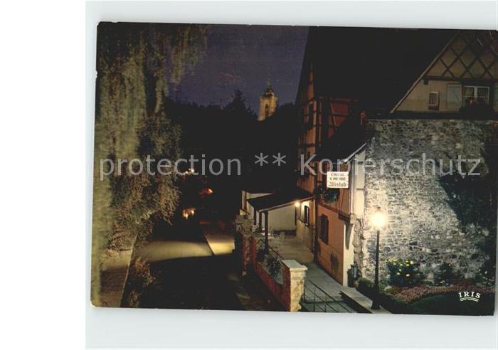 Colmar Haut Rhin Elsass Vue de nuit sur la Petite Venise