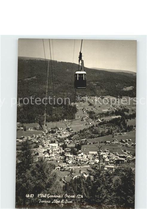 Ortisei St Ulrich Funivia Alpe di Siusi Val Gardena