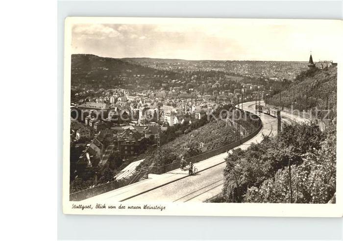 STUTTGART  CITY Blick von der neuen Weinsteige