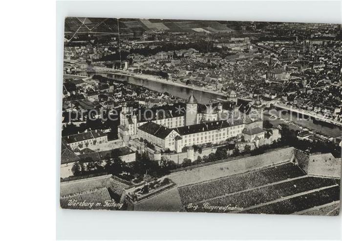 WueRZBURG Bayern Fliegeraufnahme