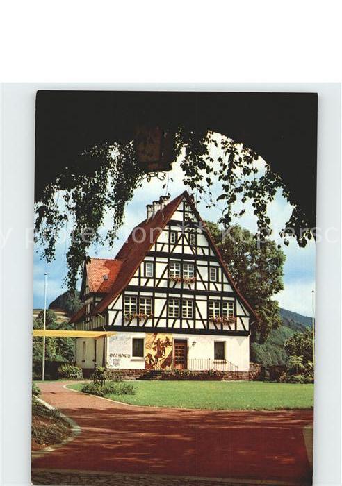 Oberweser Hessen Rathaus im Burghof Gieselwerder