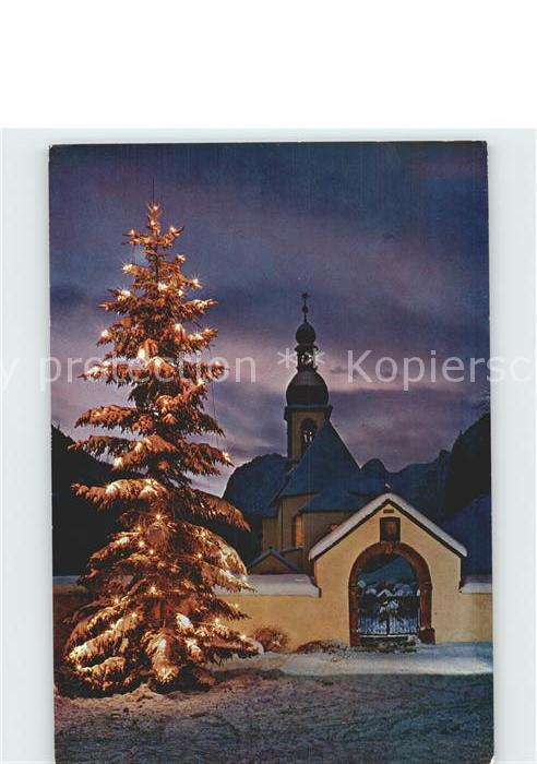 Ramsau Berchtesgaden Ramsauer Kircherl mit Reiteralpe