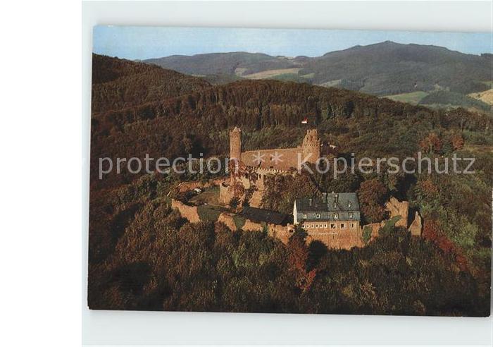 Auerbach Bergstrasse Schloss Auerbach Fliegeraufnahme