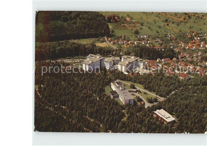 Langensteinbach Karlsbad Krankenhaus und Bibelkonferenzstaette Fliegeraufnahme