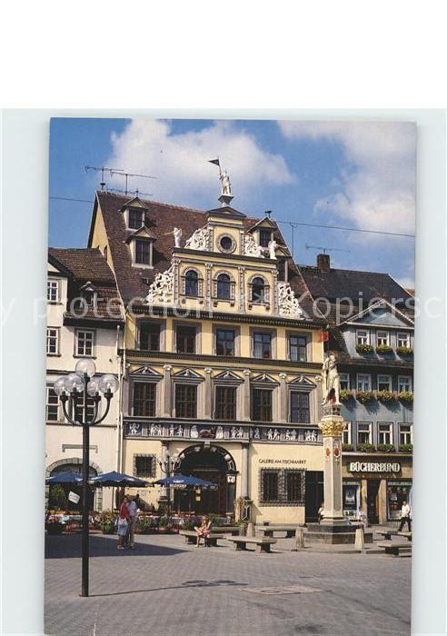 ERFURT  CITY Renaissancefassade des Hauses Zum roten Ochsen