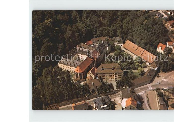 BADEN-BADEN BW Cistercienser Abtei Lichtenthal Fliegeraufnahme