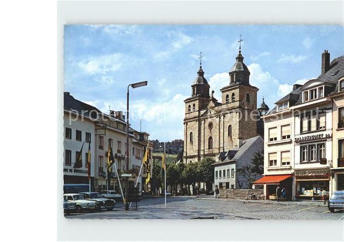 Malmedy Wallonie Place Albert ler et Cathedrale