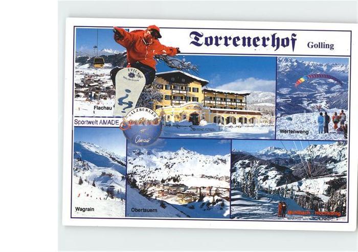 Golling Salzach Flachau Landgasthof Torrenerhof Werfenweng Wagrain Obertauern Ho