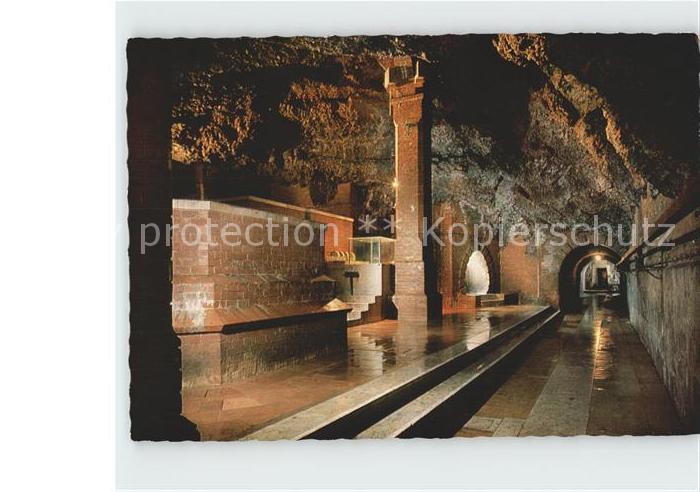 Bad Reichenhall Quellenbau der Saline ausgelaugte Hoehle