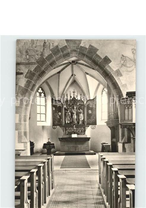 Wippingen Kirche Fluegelaltar der Ulmer Schule