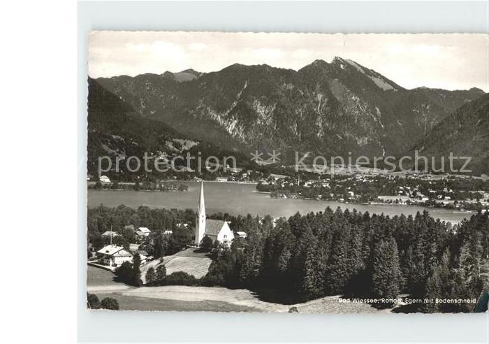 Bad Wiessee Rottach Egern mit Bodenschneid
