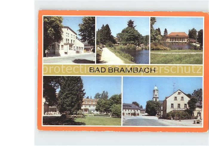 Bad Brambach HOG Freundschaft Kurpark Festhalle Vogtlandhaus Karl Liebknecht Pla