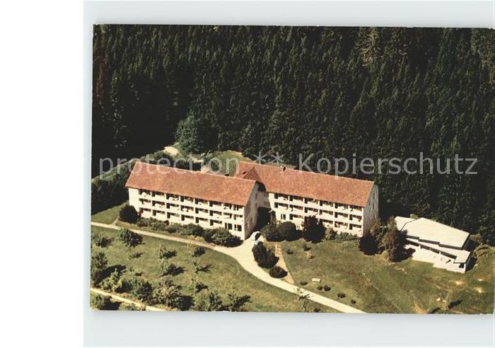 Villingen-Schwenningen Kneipp Kursanatorium Haus Zeidler Fliegeraufnahme