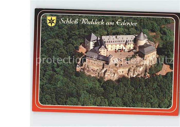 Edersee Schloss Waldeck Fliegeraufnahme