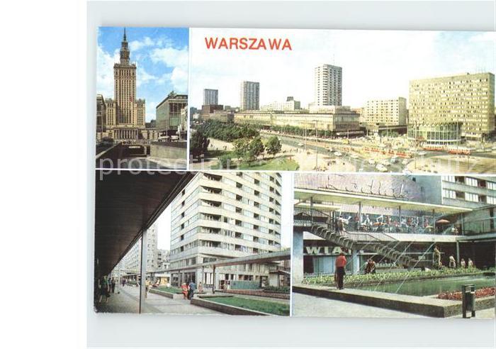 Warszawa Palac Kultury i Nauki Ulica Marszalkowska Pasaz Srodmiejski Kawiarnia Z