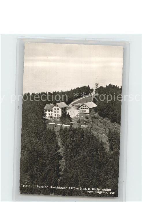 BADENWEILER BW Hotel Pension Hochblauen Fliegeraufnahme