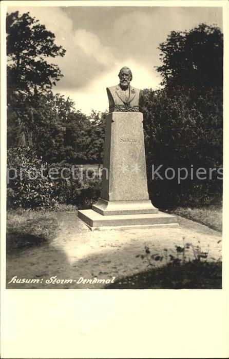 Husum Nordfriesland Storm Denkmal