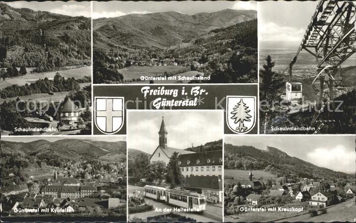 Freiburg Breisgau Guenterstal Schauinslandbahn Kreuzkopf Kybfelsen