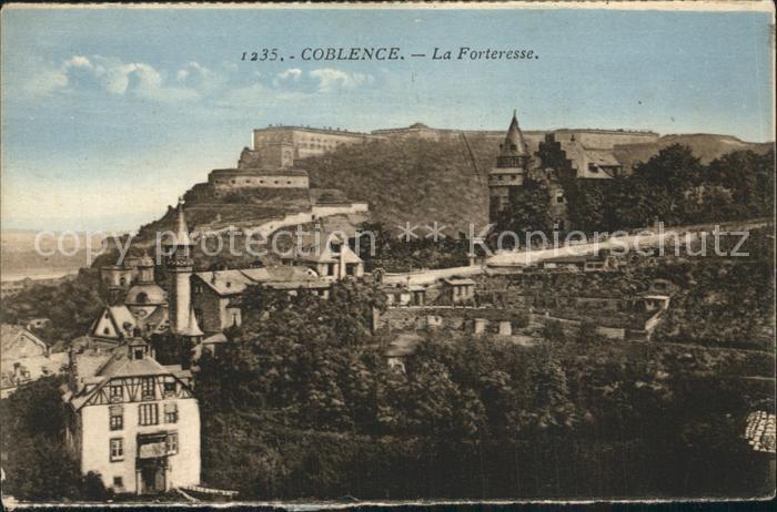 Coblence Coblenz Koblenz La Forteresse