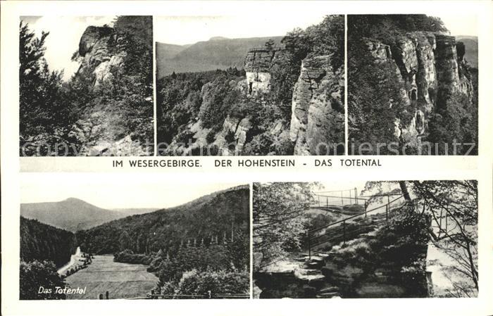 Wesergebirge Hohenstein Totental
