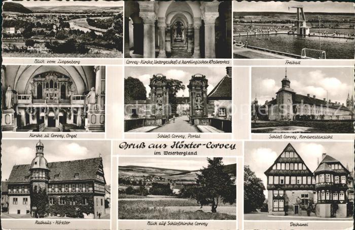 Corvey Ziegenberg Kirche Rathaus