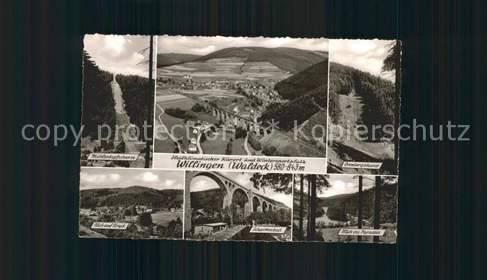 Willingen Sauerland Muehlenkopfschanze Stryck Viadukt Ohrenbergschanze