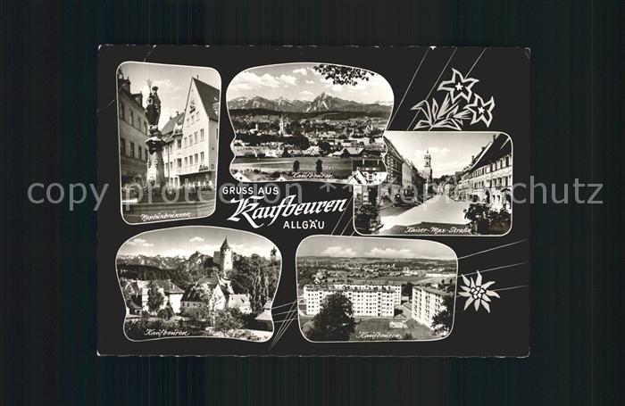 Kaufbeuren Neptunbrunnen Kaiser Max Strasse