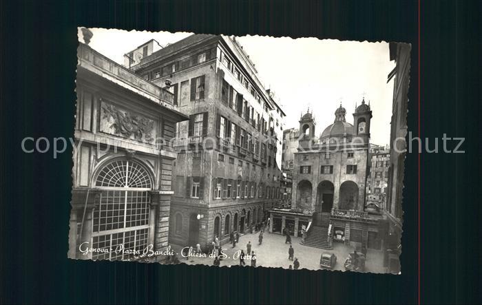 Genua Genova Liguria Place Banchi Eglise S. Pierre